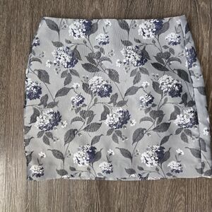 Loft Floral Mini Skirt